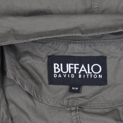 Buffalo David Bitton Women's Green Military Jacket M
