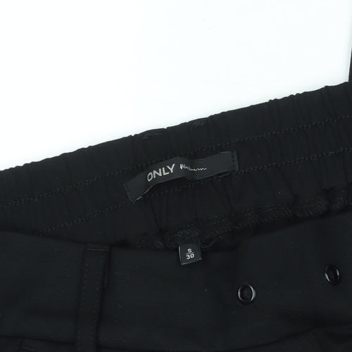 ONLY Women’s Black Tapered Trousers Size S Business Casual