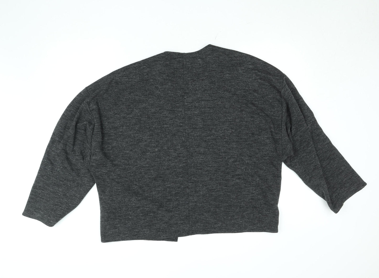 Zara Women’s Grey Relaxed Knit Open Cardigan L