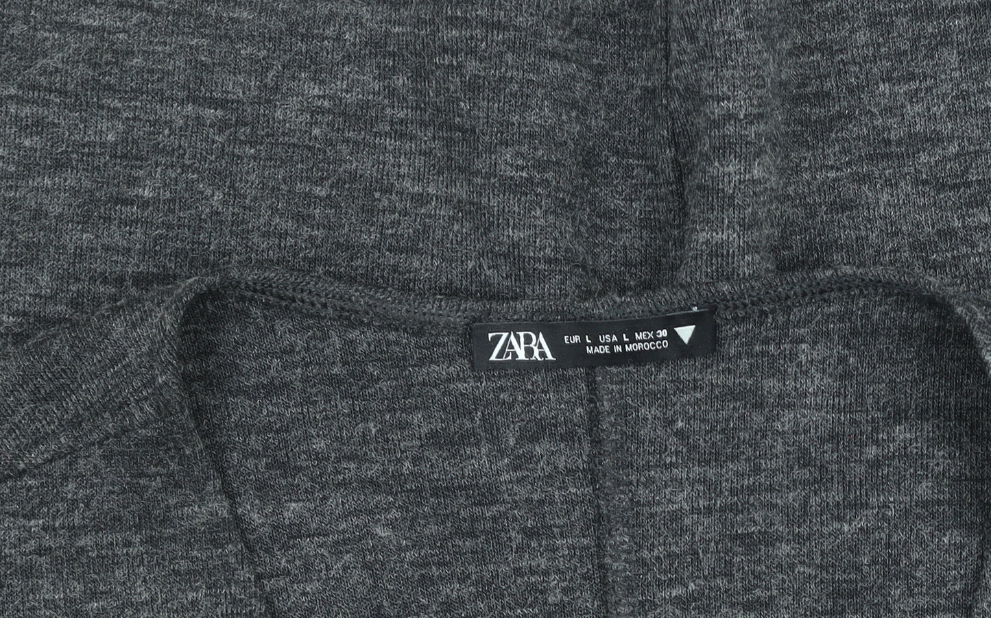 Zara Women’s Grey Relaxed Knit Open Cardigan L