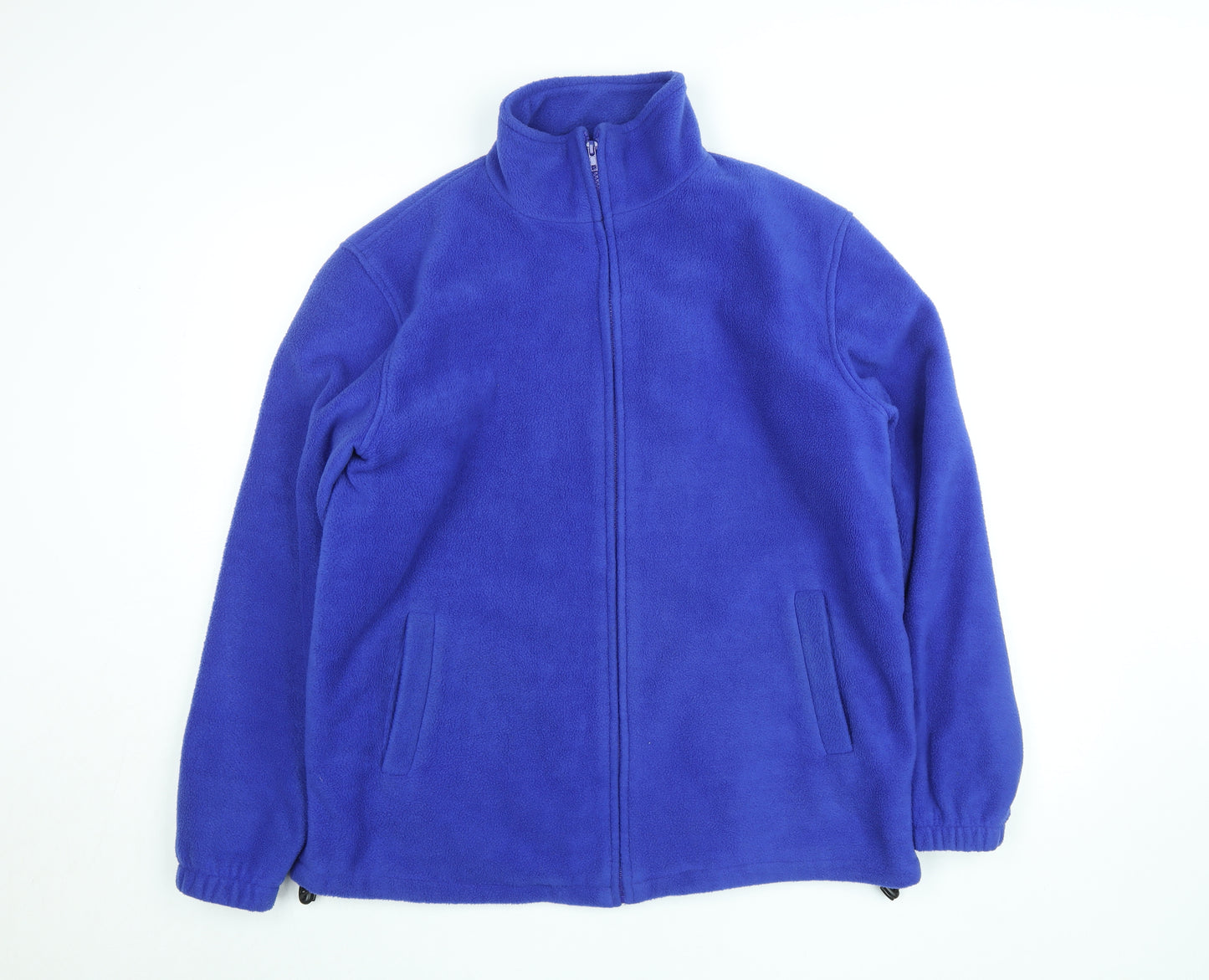JBC Collection Men's Blue Fleece Full Zip Jacket L Lightweight