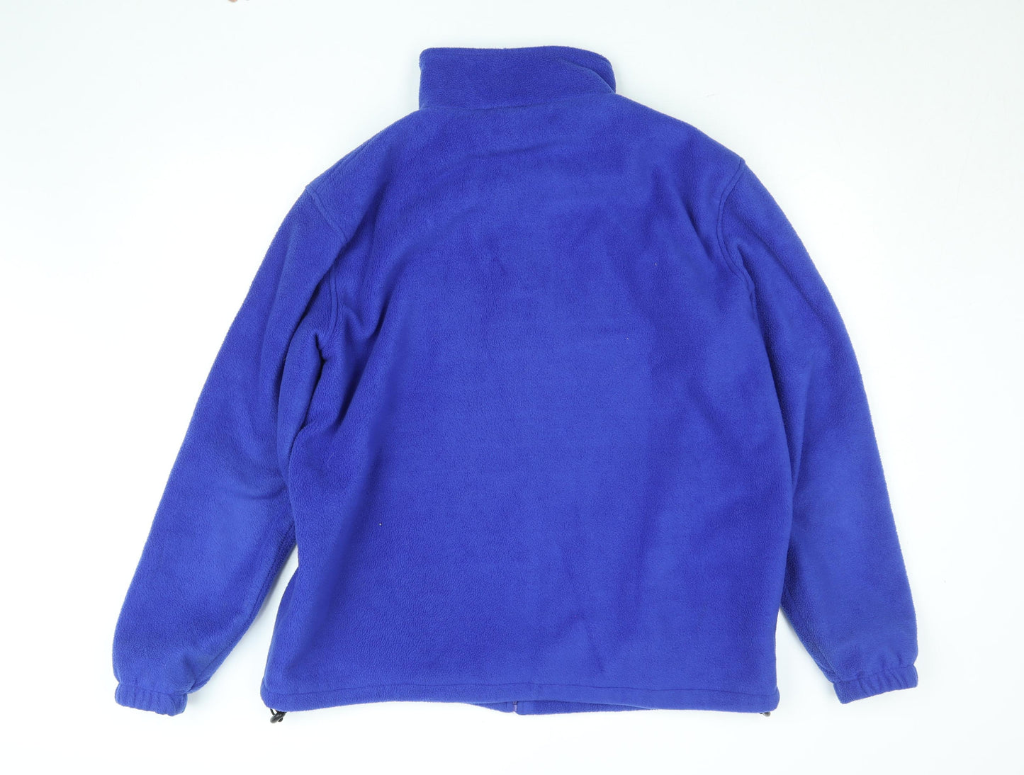 JBC Collection Men's Blue Fleece Full Zip Jacket L Lightweight