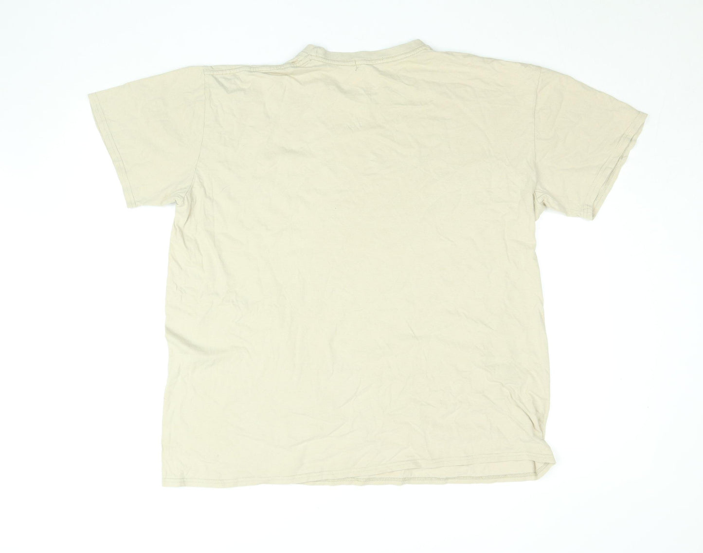 PrettyLittleThing Women’s Beige XL Brooklyn Graphic T-Shirt