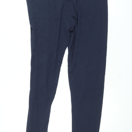 Dunnes Stores Navy Cotton Stretch Womens Leggings L Size Comfortable Fit