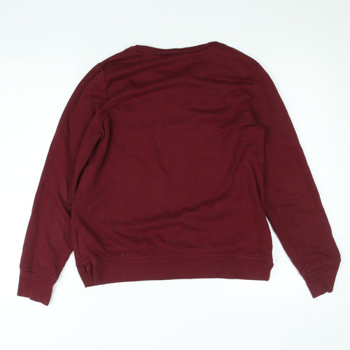 GAP Womens Burgundy Logo Pullover Sweatshirt Size S