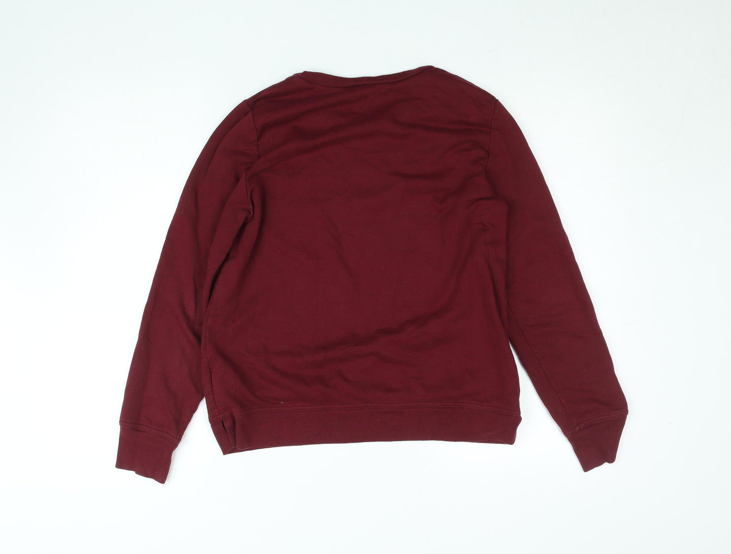 GAP Womens Burgundy Logo Pullover Sweatshirt Size S