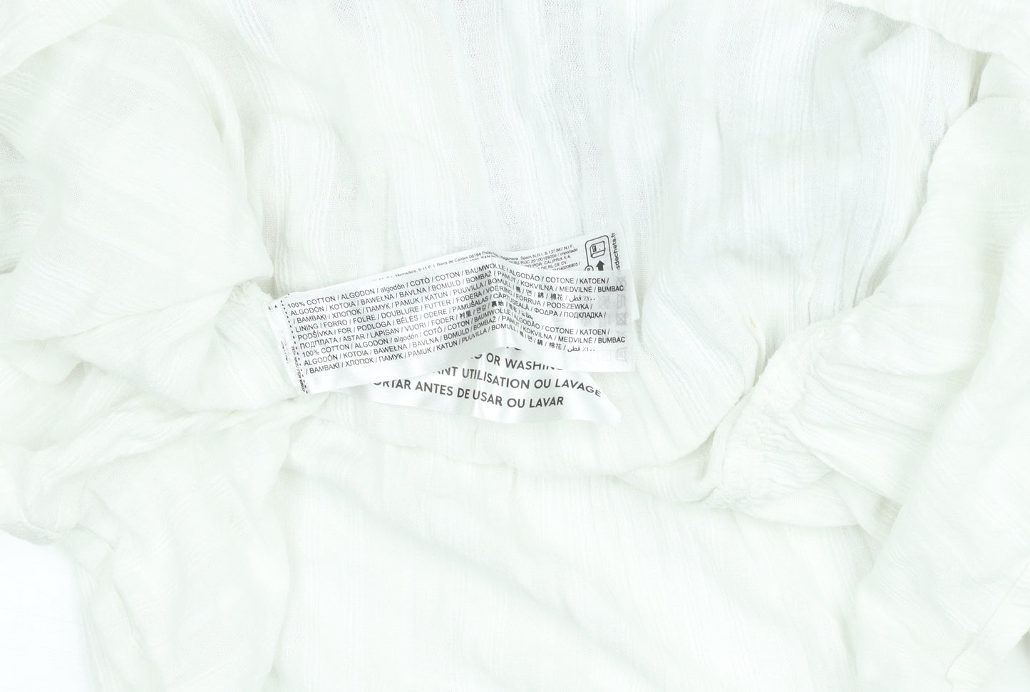 Mango Girls White Embroidered Bohemian Cotton Long Sleeve Blouse 12 Years