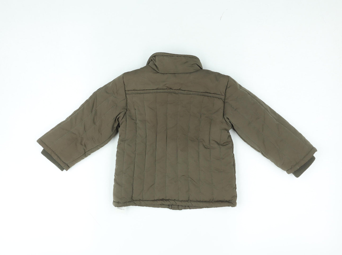 Baby Boy 82A Boys Brown Quilted Camouflage Jacket 18-24 Months