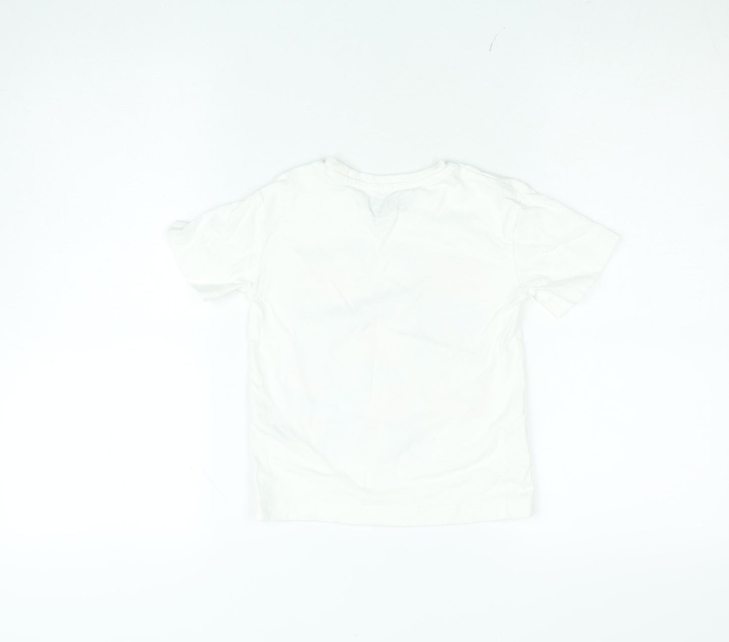 Nutmeg Boys White Bluey T-Shirt 2-3 Years Short Sleeve Cotton Top