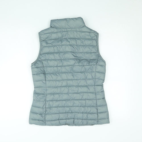 Dunnes Stores Women's Grey Waistcoat Small Superlight Thermal Puffer Gilet