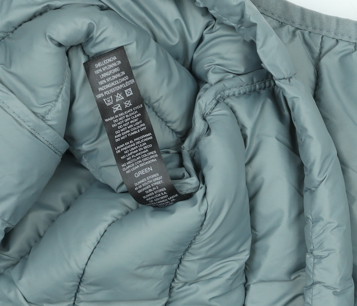 Dunnes Stores Women's Grey Waistcoat Small Superlight Thermal Puffer Gilet