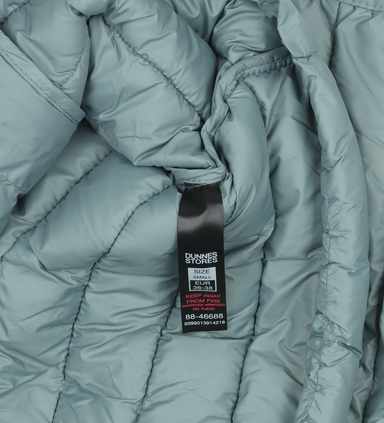 Dunnes Stores Women's Grey Waistcoat Small Superlight Thermal Puffer Gilet