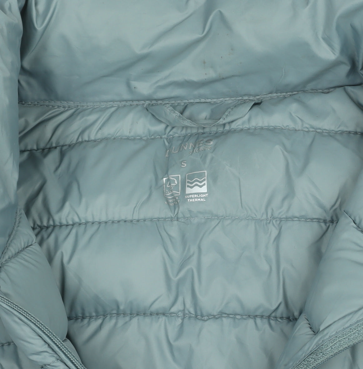 Dunnes Stores Women's Grey Waistcoat Small Superlight Thermal Puffer Gilet