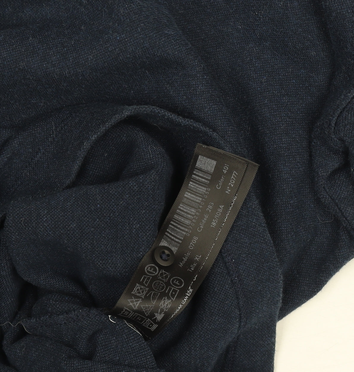 Massimo Dutti Men's Blue Long Sleeve Collared Button-Up Shirt XL