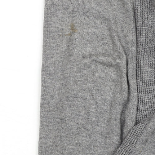 Michael Kors Men’s Grey Cotton 1/2 Zip Jumper Size S