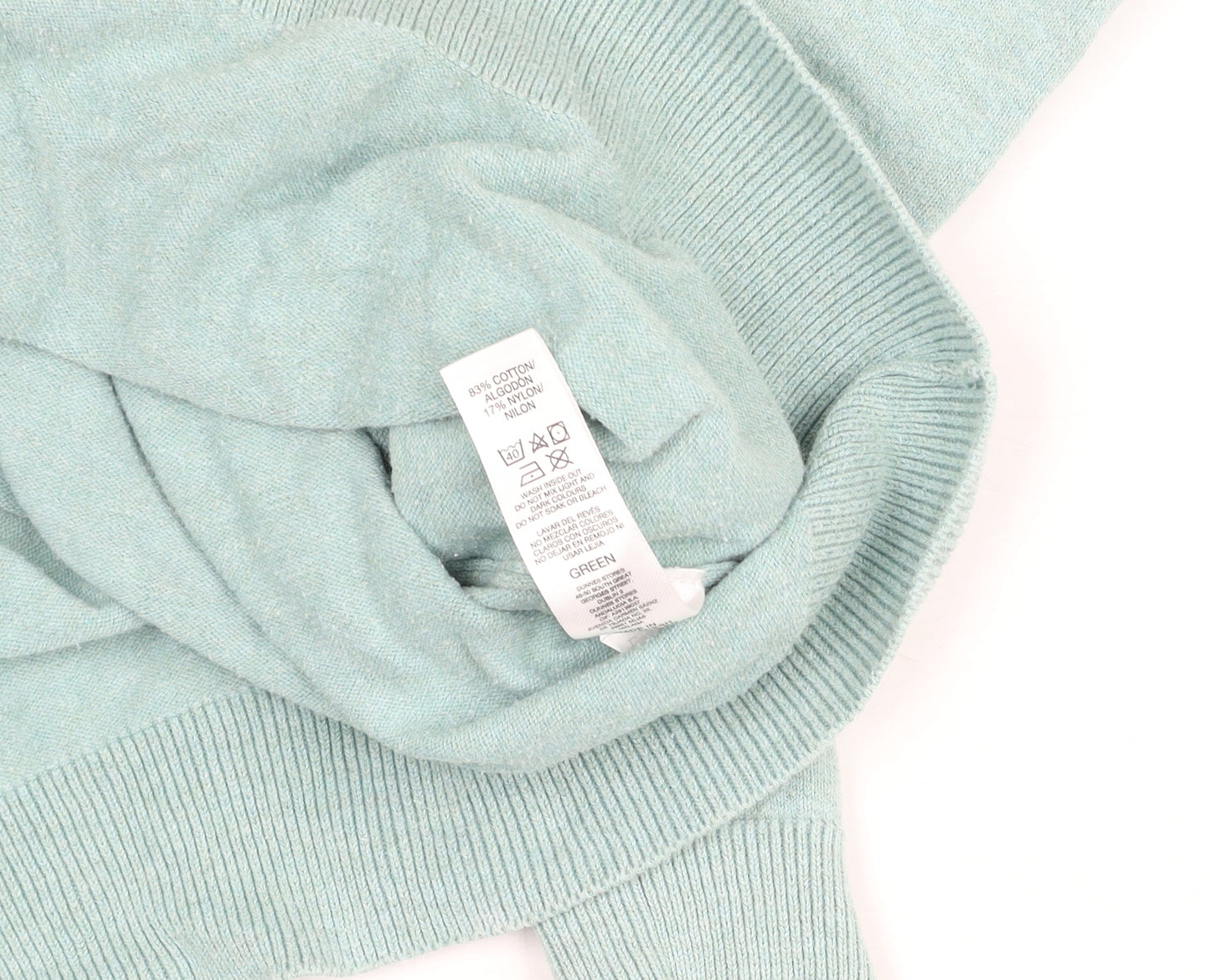 Padraig Harrington Men's Green 1/4 Zip Cotton Golf Jumper L