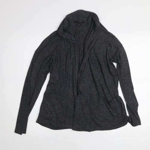 Banana Republic Women's Grey Knit Cardigan Size M Open Front Long Sleeve