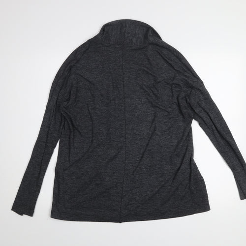 Banana Republic Women's Grey Knit Cardigan Size M Open Front Long Sleeve