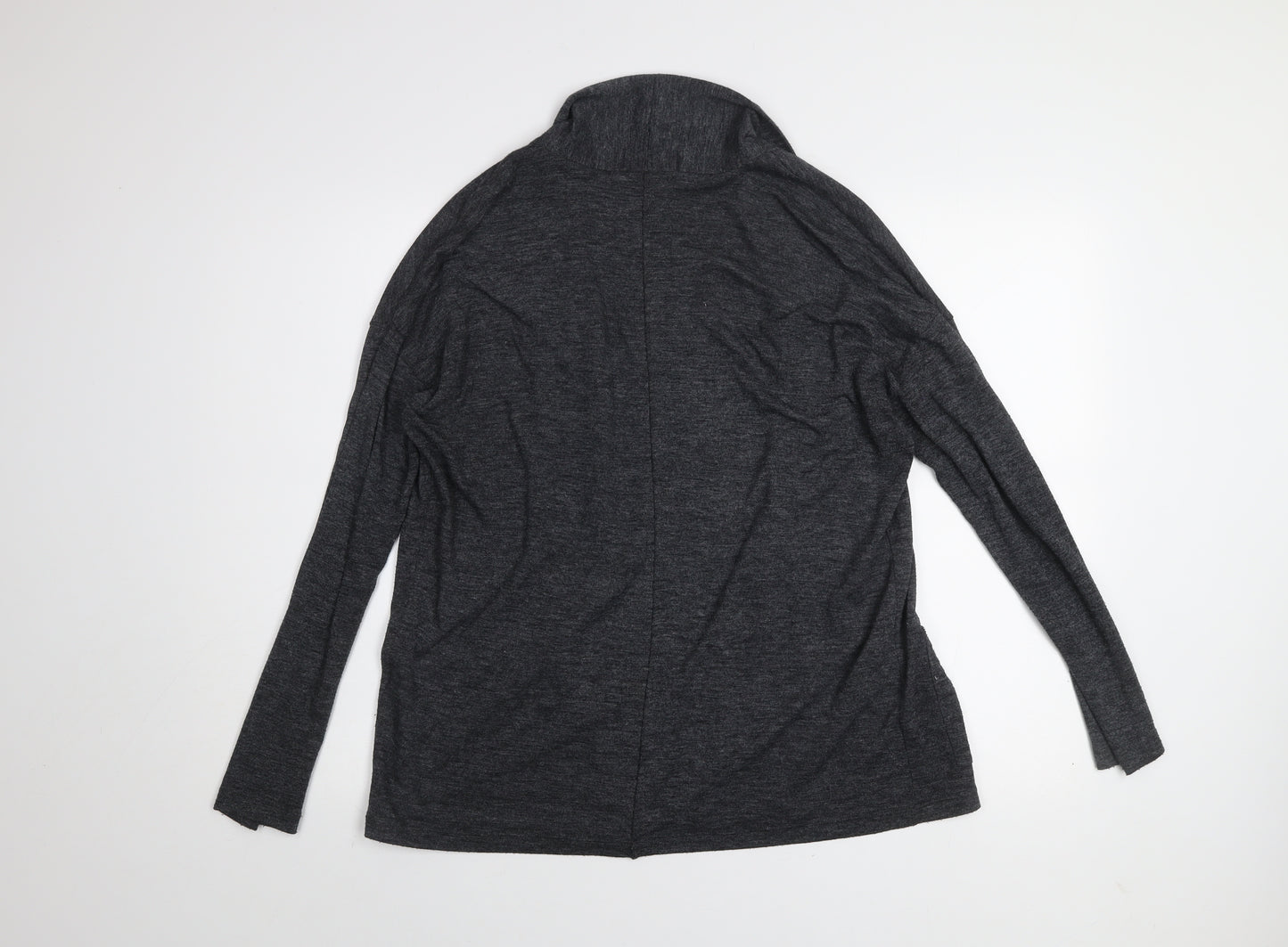 Banana Republic Women's Grey Knit Cardigan Size M Open Front Long Sleeve