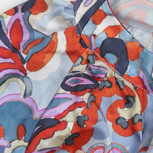Gallery Women’s Multicoloured Paisley Midi Wrap Dress Size 12