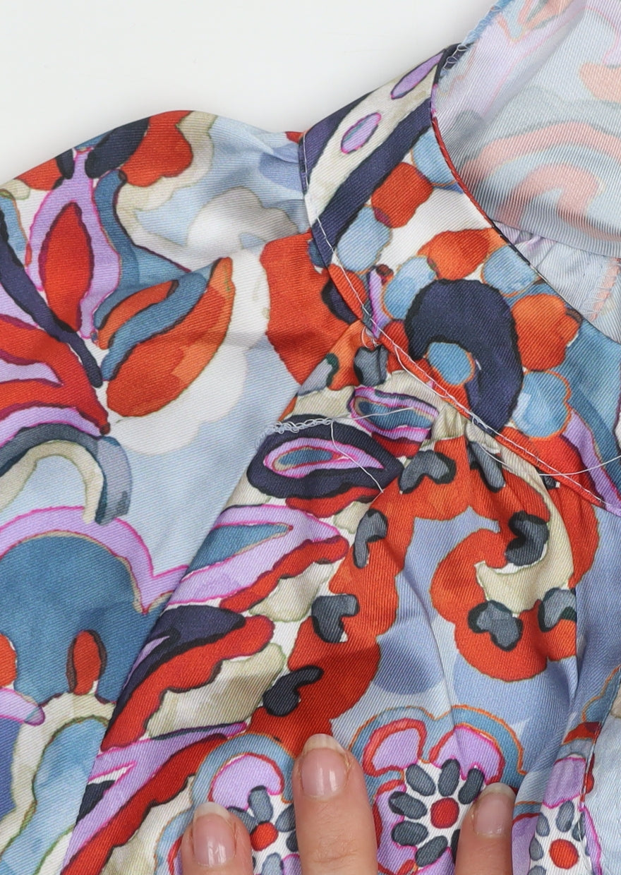 Gallery Women’s Multicoloured Paisley Midi Wrap Dress Size 12