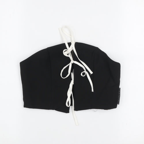 Missguided Women's Black Strapless Camisole Crop Top Size S