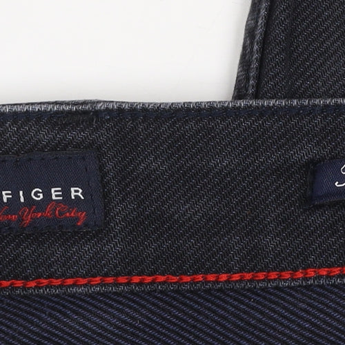 Tommy Hilfiger Men’s Blue Regular Fit Straight Jeans W33 L34 Denim