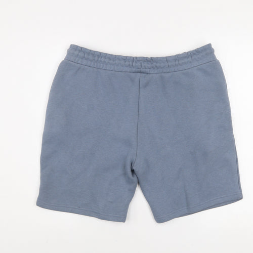 Ellesse Men's Blue Sweat Shorts L Athletic Cotton Blend Comfy Fit