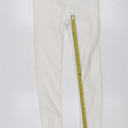 Dunnes Stores Women's White Jegging Jeans Size 8 Slim Fit