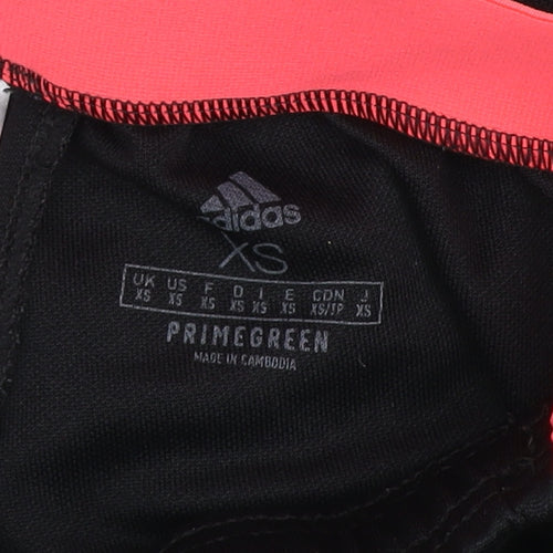 Adidas Womens Black XS Track Pants Tapered Sports Trousers