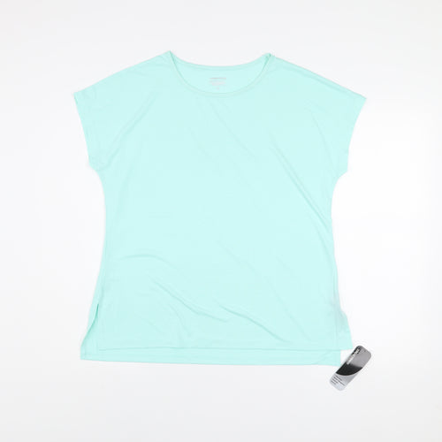 Dunnes Stores Women's Blue Performance Sport T-Shirt Size M