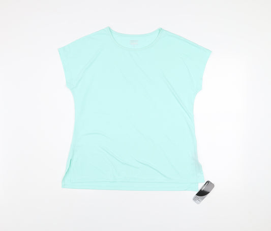 Dunnes Stores Women's Blue Performance Sport T-Shirt Size M