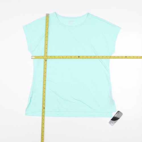Dunnes Stores Women's Blue Performance Sport T-Shirt Size M