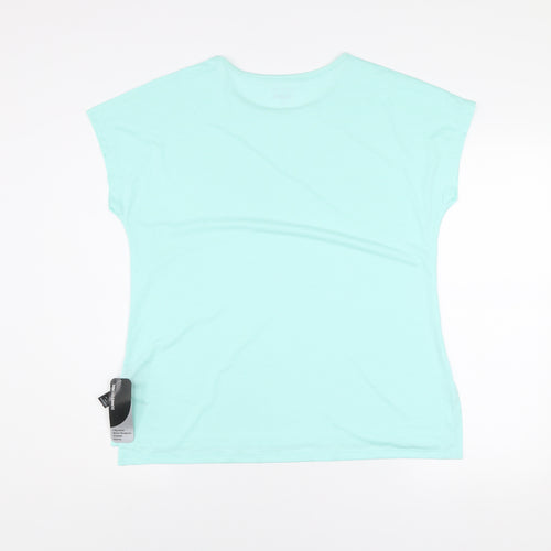 Dunnes Stores Women's Blue Performance Sport T-Shirt Size M