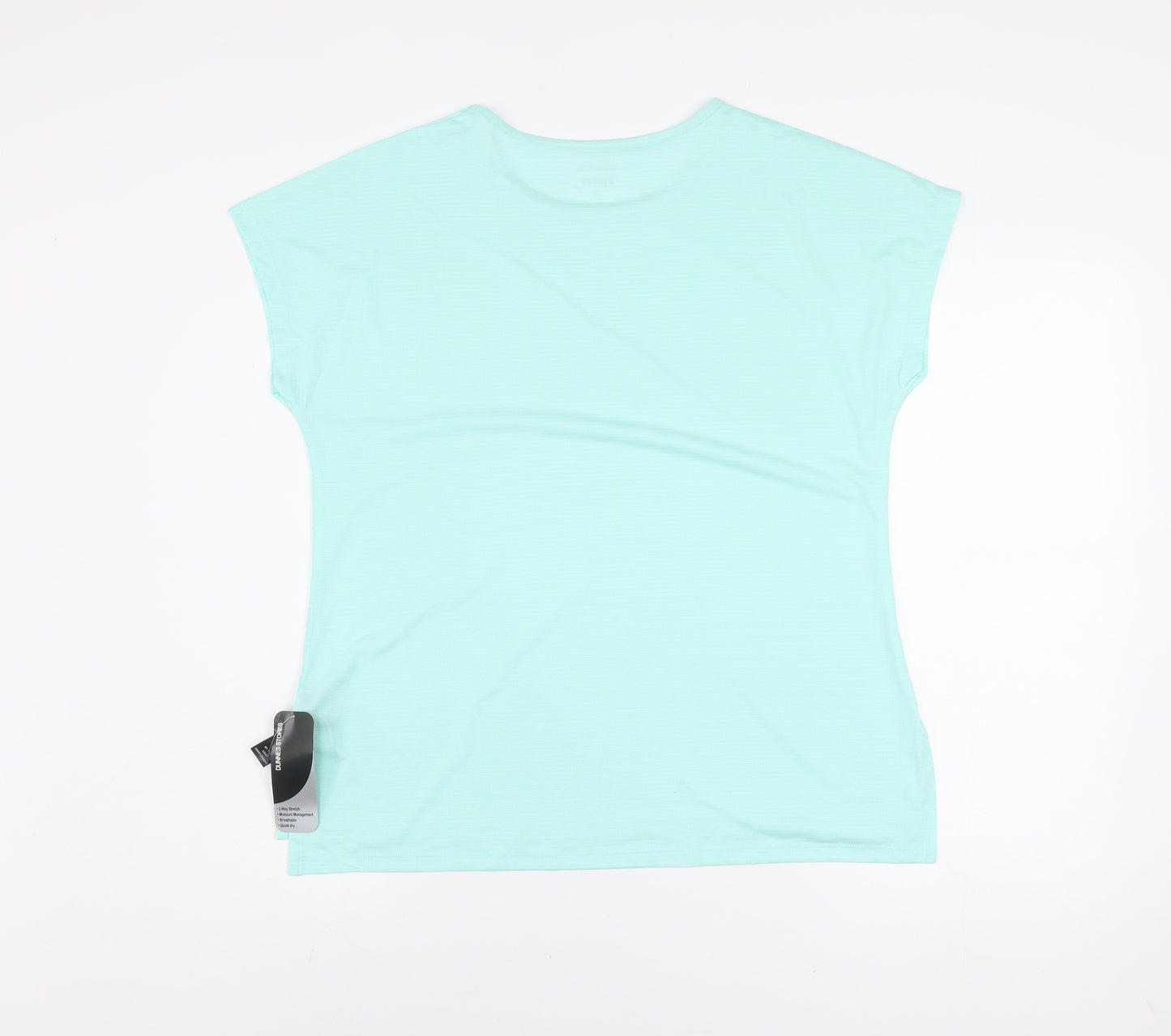 Dunnes Stores Women's Blue Performance Sport T-Shirt Size M