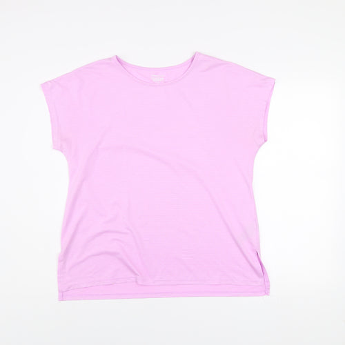 Dunnes Stores Women Pink Performance Sport T-Shirt M Moisture Wicking