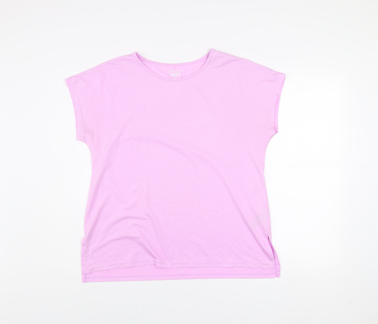 Dunnes Stores Women Pink Performance Sport T-Shirt M Moisture Wicking