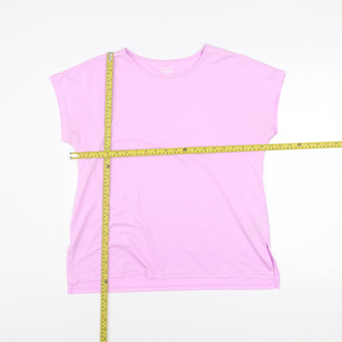 Dunnes Stores Women Pink Performance Sport T-Shirt M Moisture Wicking