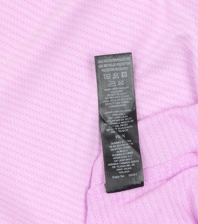Dunnes Stores Women Pink Performance Sport T-Shirt M Moisture Wicking