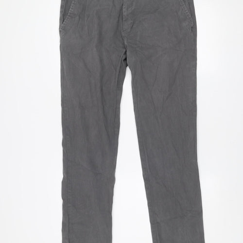 Galileo Men's Grey Slim Fit Chino Trousers Size 54 (42W)