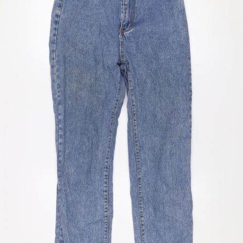 SHEIN Women’s Blue High Rise Straight Denim Jeans Size S