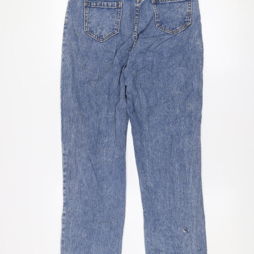 SHEIN Women’s Blue High Rise Straight Denim Jeans Size S