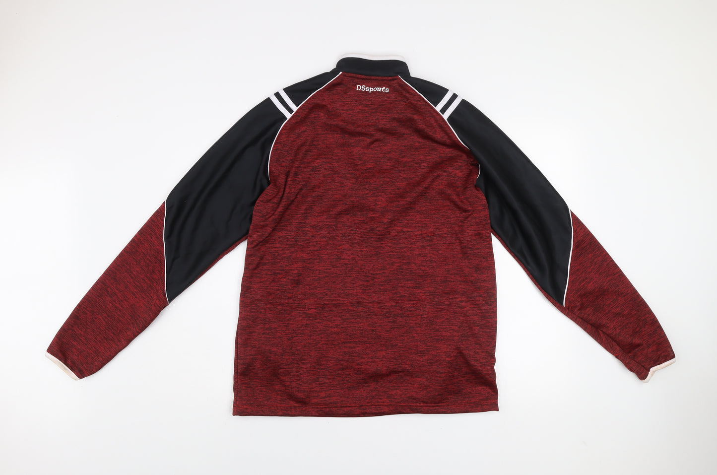 DSsports Men’s Red 1/4 Zip Sports Sweatshirt Size M