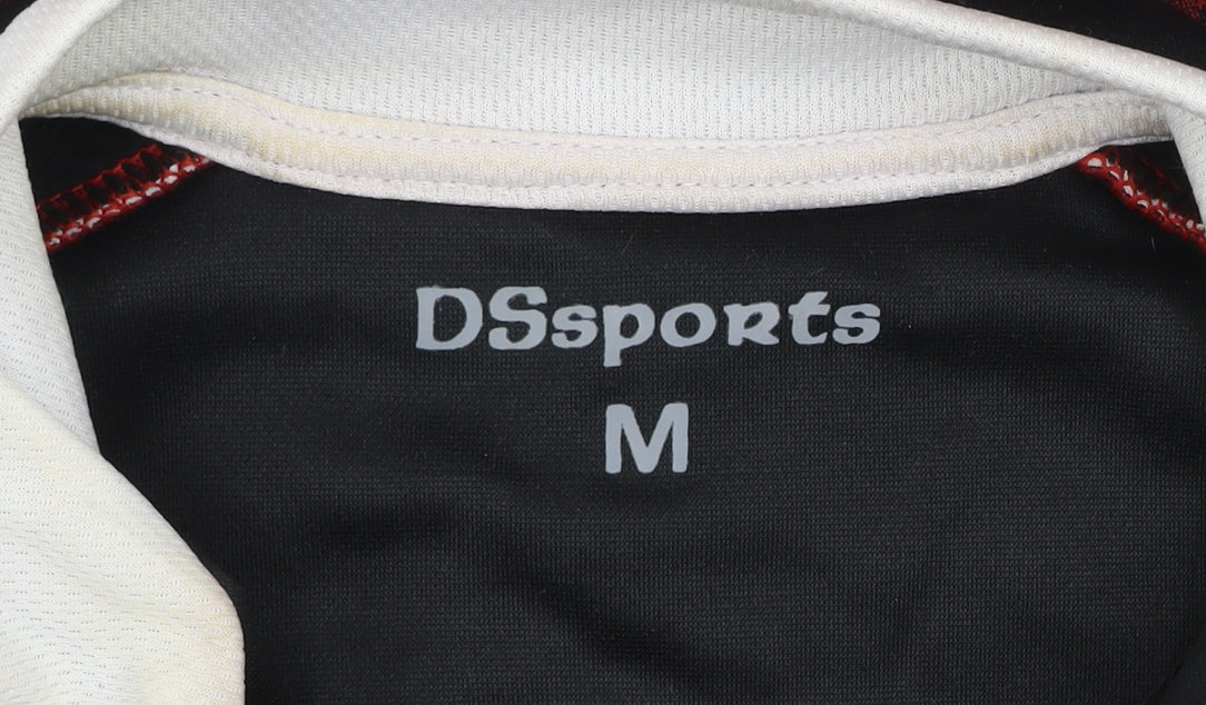 DSsports Men’s Red 1/4 Zip Sports Sweatshirt Size M