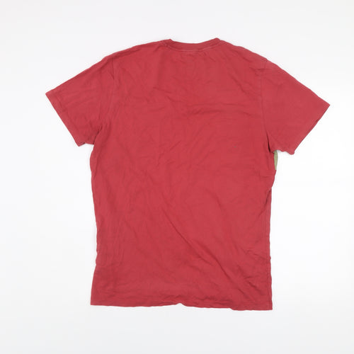 Levi's Men's Red & Green Logo Graphic Cotton T-Shirt Size M