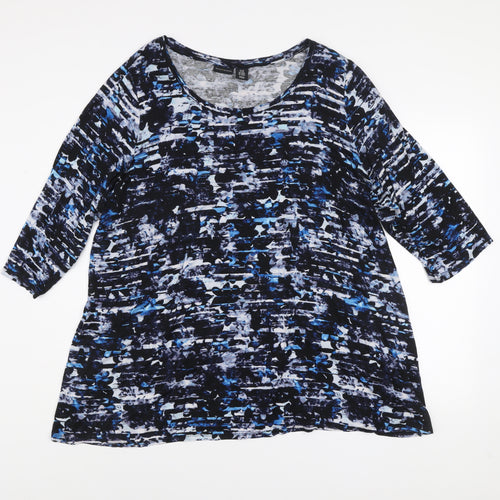 Mercer & Madison Women's Multicoloured Plus 22/24 Relaxed Jersey T-Shirt