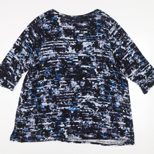 Mercer & Madison Women's Multicoloured Plus 22/24 Relaxed Jersey T-Shirt
