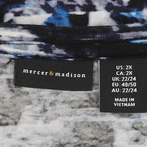 Mercer & Madison Women's Multicoloured Plus 22/24 Relaxed Jersey T-Shirt
