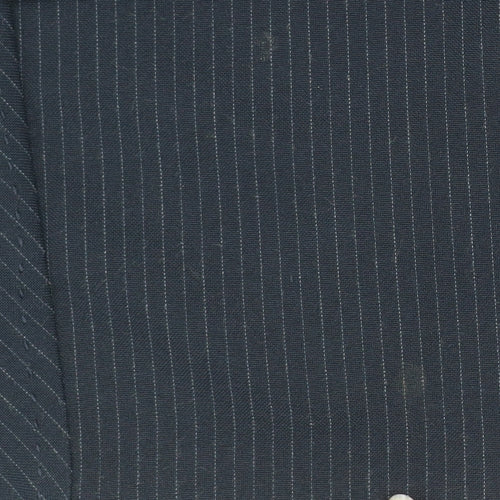 Dunnes Women’s Black Pinstripe Knee Length Pencil Skirt Size 14