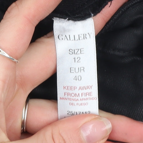 Gallery Women’s Black Size 12 High Rise Stretch Jeggings